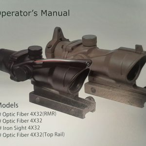 CCCP - 4x32 Black Illuminated ACOG Red + RMR RDS - Airsoft - Image 6