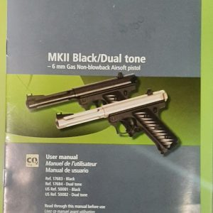 ASG MKII Co2 NBB Metal Dual Tone Pistol - Airsoft - Image 3