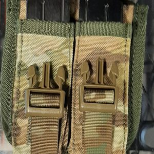 Crib Gogh Dual 9mm Pistol Magazine Molle Pouch - Multicam MTP - Surplus - Image 3
