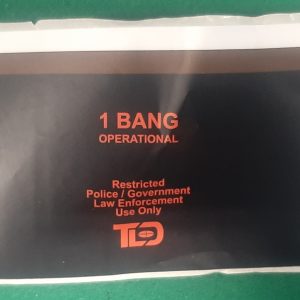 TLD GR-60 Replacement Stickers Black/Blue 2x - Airsoft - Pyrotechnic - Image 3