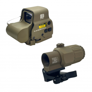 Holy Warrior 558 Holographic + G33 Magnifier Set Metal TAN - Airsoft - Accessories - Image 3