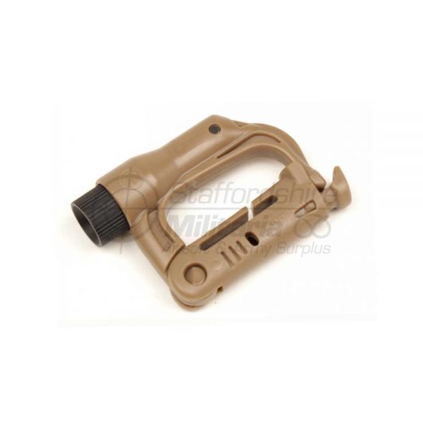 D Buckle Small Light (Pink Light) in Dark Earth