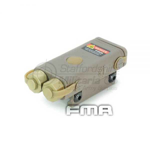 PEQ-10 Dual Light Laser Unit in Dark Earth Rear