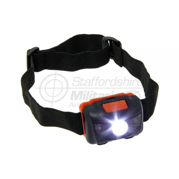 LED Adjustable Headlight Torch WHITE