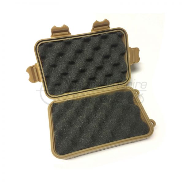 Small Tan Hard Case