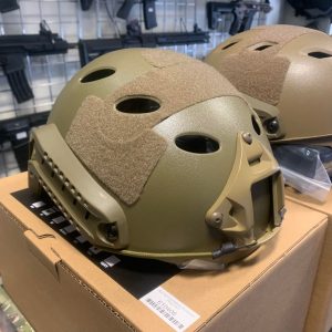 Big Foot Fast Helmet (PJ Round Hole) (Tan) Airsoft - Image 3