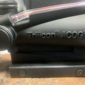 Trijicon Style 5x Red Fibre Optic ACOG Black - Airsoft - Scopes - Holy Warrior - Image 3