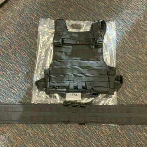 Crib Gogh Apex 2 Plate Carrier/Vest With Battle Belt+ Pouches - Full Set - In Black - Image 3